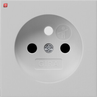 GIR945015 / Abd. Steckd. Erdstift + SH System 55 Grau m / EAN 4010337100652