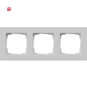 GIR213375 / Abdeckrahmen 3f flach Gira E2 Grau m / EAN...