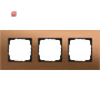GIR21338 / Abdeckrahmen 3f Gira Esprit Bronze / EAN 4010337076995