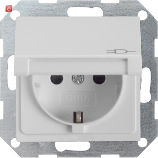 GIR414015 / SCHUKO KD + SH System 55 Grau m / EAN 4010337080930