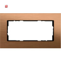 GIR100238 / Abdeckrahmen 2f o.M. Gira Esprit Bronze / EAN...