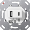 GIR234900 / USB-Spannungsvers. 2f Typ A/C Einsatz...