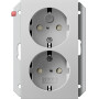 GIR2731015 / SCHUKO 2f SH f. UP-Dose 1f System 55 Grau m / EAN 4010337085256