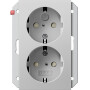 GIR2735015 / SCHUKO 2f SH f. UP-Dose 1,5f System 55 Grau m / EAN 4010337085294