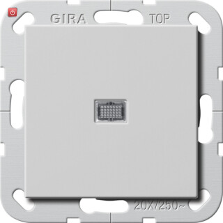GIR2834015 / Wippschalter BS 20 AX Aus 2-p Kontroll System 55 Grau m / EAN 4010337087137