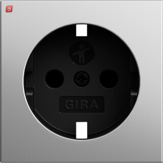 GIR921600 / Abd. SCHUKO SH System 55 Edelstahl / EAN 4010337076629