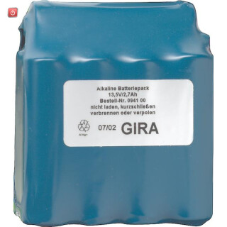 GIR94100 / Batteriepack 13,5 V Funk Alarm / EAN 4010337941002