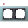 GIR21285 / Abdeckrahmen 2f Zwischenr. AN Gira Event Opak Mint / EAN 4010337212850