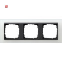 GIR21324 / Abdeckrahmen 3f Zwischenr. AN Gira Event Opak...