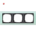 GIR21385 / Abdeckrahmen 3f Zwischenr. AN Gira Event Opak...