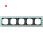 GIR21585 / Abdeckrahmen 5f Zwischenr. AN Gira Event Opak Mint / EAN 4010337215851