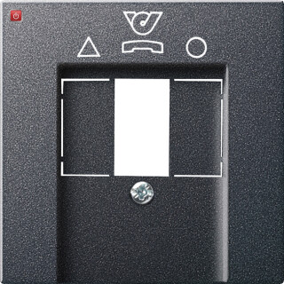GIR26028 / Abd. TDO-Anschlussdose System 55 Anthrazit / EAN 4010337260288