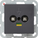 GIR40528 / Potenzialausgleich-Dose 2f System 55 Anthrazit...