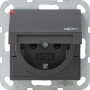 GIR41428 / Steckdose, anthrazit, Unterputz UP, 1 Fach, IP20 / EAN 4010337414285