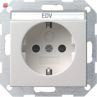 GIR46227 / Steckdose, weiß, Unterputz UP, 1 Fach, IP20 / EAN 4010337462279
