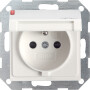 GIR48827 / Steckd. Erdstift KD + SH System 55 Reinweiß m / EAN 4010337488279