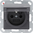 GIR48828 / Steckd. Erdstift KD + SH System 55 Anthrazit /...