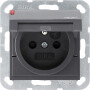 GIR48828 / Steckd. Erdstift KD + SH System 55 Anthrazit / EAN 4010337488286