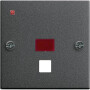 GIR63828 / Abd. Kontrollf. groß Zugschalter/-taster System 55 Anthrazit / EAN 4010337638285