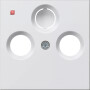 GIR86927 / Zentralpaltte Koaxial-Antennen Steckdose System 55 reinweiss, 086927 / EAN 4010337869276