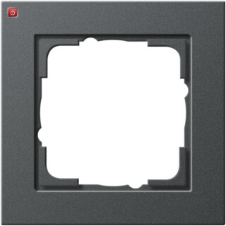 GIR21123 / Abdeckrahmen 1-fach E2 anthrazit, 021123 / EAN 4010337211235