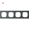 GIR21423 / Abdeckrahmen 4f Gira E2 Anthrazit / EAN...