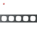 GIR21523 / Abdeckrahmen 5f Gira E2 Anthrazit / EAN...