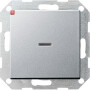 GIR12226 / Tast-Kontroll Aus 2-p System 55 F Alu / EAN 4010337122265