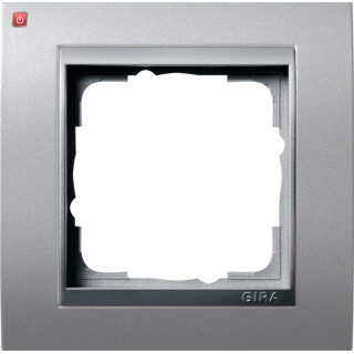 GIR21136 / Abdeckrahmen 1f Zwischenr. F Alu Gira Event F Alu / EAN 4010337211365