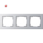 GIR21325 / Abdeckrahmen 3-fach E2 aluminium, 021325 / EAN 4010337213253