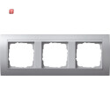 GIR21336 / Abdeckrahmen 3f Zwischenr. F Alu Gira Event F...