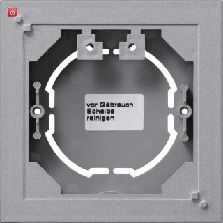 GIR21926 / AP-Gehäuse 1f flach System 55 F Alu / EAN 4010337219262