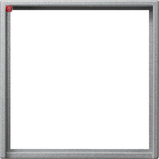 GIR28226 / Adapterrahmen quadr. 50 x 50 mm System 55 F Alu / EAN 4010337282266
