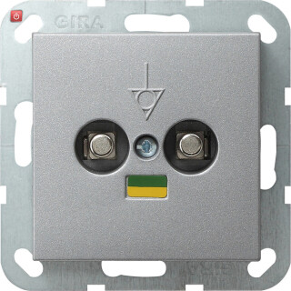 GIR40526 / Potenzialausgleich-Dose 2f System 55 F Alu / EAN 4010337405269