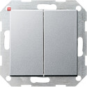GIR12826 / Tastschalter Wechselsch. 2f System 55 F Alu /...