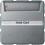 GIR14026 / Hotel-Card Wechsler (bel.) BSF System 55 F Alu / EAN 4010337140269