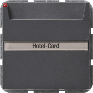 GIR14028 / Hotel-Card Wechsler (bel.) BSF System 55 Anthrazit / EAN 4010337140283