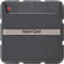 GIR14028 / Hotel-Card Wechsler (bel.) BSF System 55 Anthrazit / EAN 4010337140283