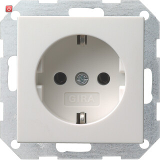 GIR18827 / Steckdose, weiß, Unterputz UP, 1 Fach, IP20 / EAN 4010337188278