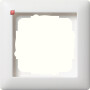 GIR21104 / Abdeckrahmen 1-fach Standard 55 reinweiss, 021104 / EAN 4010337211044
