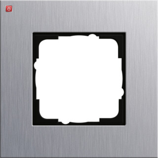 GIR21117 / Abdeckrahmen 1-fach Esprit aluminium, 021117 / EAN 4010337211174