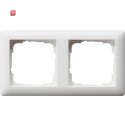 GIR21204 / Abdeckrahmen 2-fach Standard 55 reinweiss...