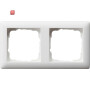 GIR21204 / Abdeckrahmen 2-fach Standard 55 reinweiss matt, 021204 / EAN 4010337212041