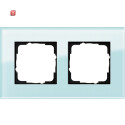 GIR21218 / Abdeckrahmen 2-fach Esprit glas, 021218 / EAN...