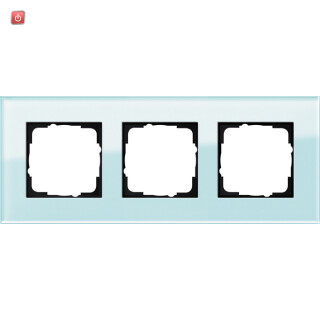 GIR21318 / Abdeckrahmen 3-fach Esprit glas, 021318 / EAN 4010337213185