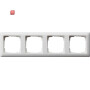 GIR21404 / Abdeckrahmen 4-fach Standard 55 reinweis, 021404 / EAN 4010337214045