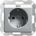 GIR45226 / SCHUKO Kontroll + BSF System 55 F Alu / EAN...