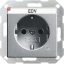 GIR45226 / SCHUKO Kontroll + BSF System 55 F Alu / EAN 4010337452263