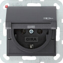 GIR45428 / Steckdose, anthrazit, Unterputz UP, 1 Fach,...