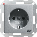 GIR45826 / SCHUKO Aufdruck EDV System 55 F Alu / EAN...